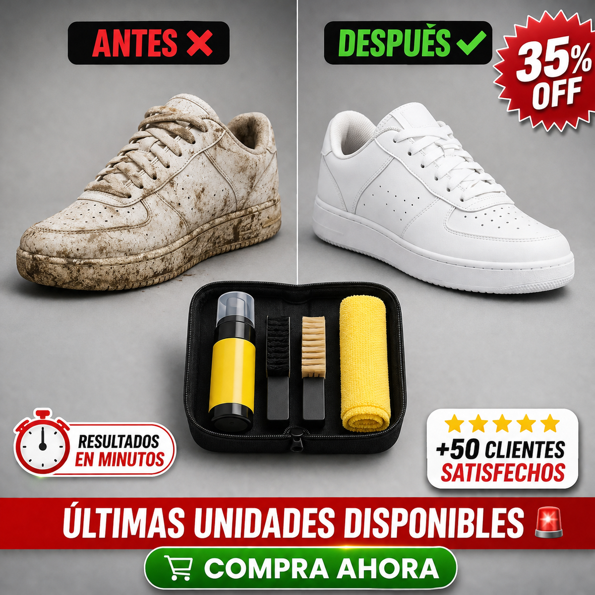 Kit de limpieza para calzado